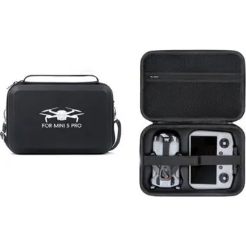 Dron DJI Mini 5 Pro - Černé PU pouzdro na rameno pro DJI Mini 5 Pro (DJI RC 2)