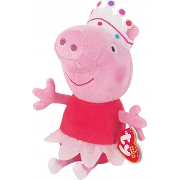 plyšák Plyšová Hračka Beanie Babies prasátko Peppa Baletka střední velikosti TY