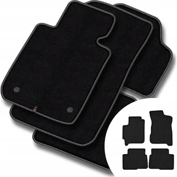 autokoberec Velurové autokoberce Motos 4 ks