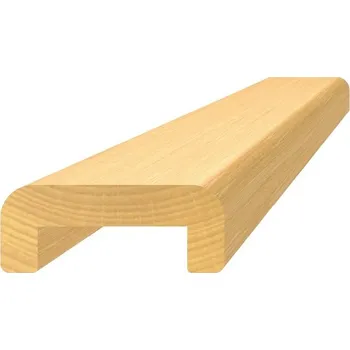 Zábradlí dřevěný profil EDB-SU230, broušený buk bez nátěru - 48 x 19 mm, délka 3000 mm, cena za kus