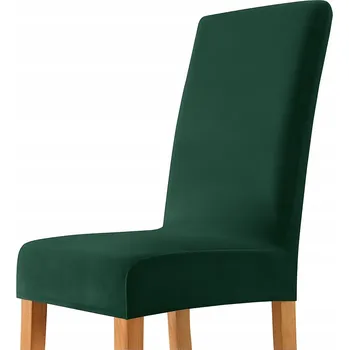 Potah na židli Potah na židli meble odnowa velurový zelený silný