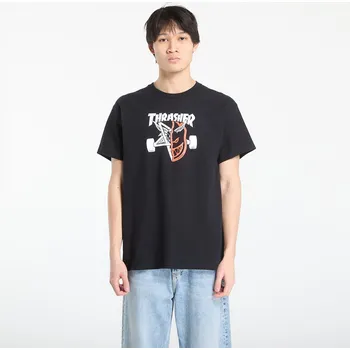 Oblečení a móda Tričko Thrasher x Spitfire Thrash & Burn T-Shirt Black XL