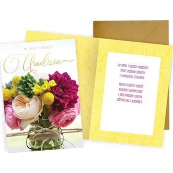 Obraz Přání k narozeninám 11,7 x 16,6 cm