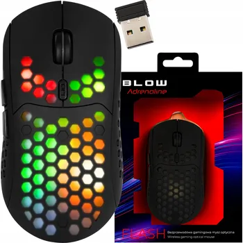 Myš MYŠ BEZDRÁTOVÁ MYŠ BLOW FLASH OPTICKÁ HERNÍ POČÍTAČOVÁ USB