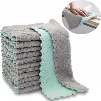 Utěrka Utěrka kuchyňská Koda z mikrovlákna šedá 25x25 cm 10 ks