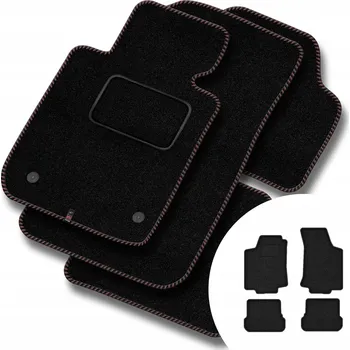 autokoberec Velurové autokoberce Motos 4 ks