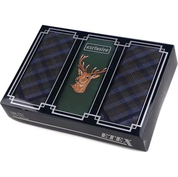 Látkový kapesník Pánský kapesník / dárková kazeta, střední, 21 viz foto jelen