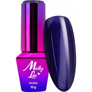Přípravek na nehty Hybridní lak na nehty MOLLYLAC 10g Story Time Magic Night Č. 628
