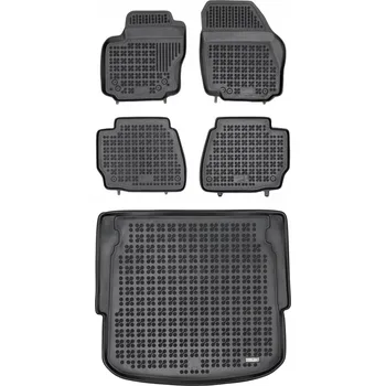 autokoberec Gumová sada autokoberců a rohož do kufru Ford Mondeo IV 2007-2014 Hatchback s rezervou