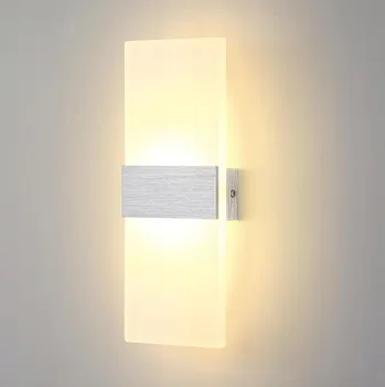 Nástěnné svítidlo 12W LED nástěnné svítidlo vnitřní, nástěnné světlo Bílé světlo