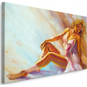Obraz Nástěnný obraz BALETKA žena malířství 40x30 cm