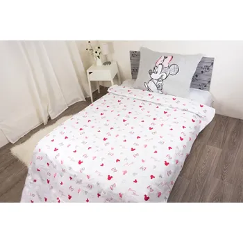 Povlečení CTI DĚTSKÉ POVLEČENÍ MINNIE JERSEY 140X200/63X63