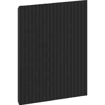 Koupelnový nábytek Mexen Rivel přední panel rýhovaný pro korpus koupelnové skříňky 30 x 43,5 cm, černý mat - 91A21-0300-470-1-71 Čela a dvířka skříněk