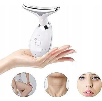 Masážní přístroj PŘÍSTROJ PRO PÉČI O KRK MASÁŽNÍ PŘÍSTROJ S LIFTINGOVÝM ÚČINKEM, LED A VIBRACE, 3 REŽIMY