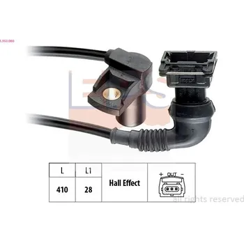 Auto-moto Snímač, poloha vačkového hřídele FACET 1.953.060