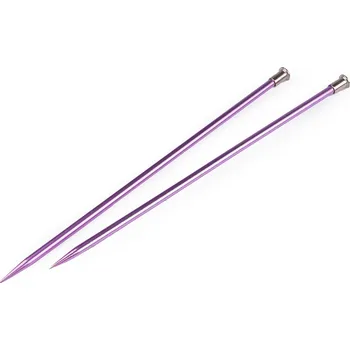 Nástroj na niť a příze Rovné jehlice č. 3; 3,5; 4; 4,5; 5; 5,5; 6; 8; 9; 10, střední, 7 (6 mm) růžová sv.