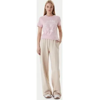 Pánské tričko Guess T-Shirt V6RI12 J1314 Růžová Regular Fit M