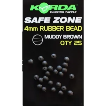 Korda Gumové korálky Rubber Beads 4mm Khaki
