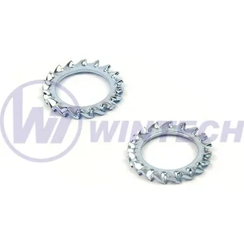 Spojovací materiál Podložka vějířová DIN 6798 A M10 ZB Balení: 1000 ks LDAAA10000B4K