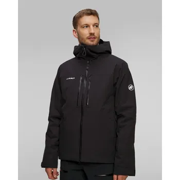 Černá Zateplená Membránová Zimní Pánská Bunda Mammut Stoney Hs Thermo 101031070-1