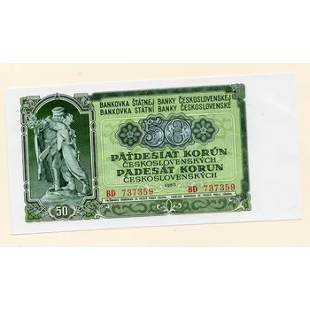 Československo – 50 korun 1953 S. BD