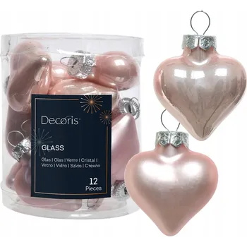 Vánoční dekorace Vánoční Baňky tvarovky 4,5 cm 12 ks