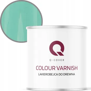 barva a nátěr na dřevo Lazurovací lak Q-COVER 2,5 l modrá, zelená polomat