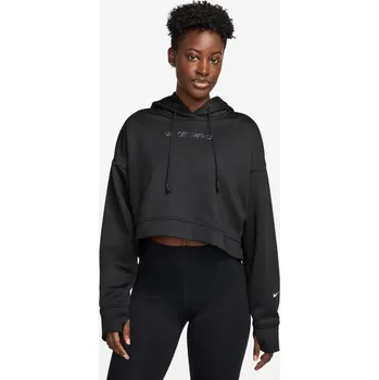 Dámské oblečení Dámská sportovní mikina přes hlavu Nike PRO W HV3600-010 - XL | UK 11,5 | US 12,5