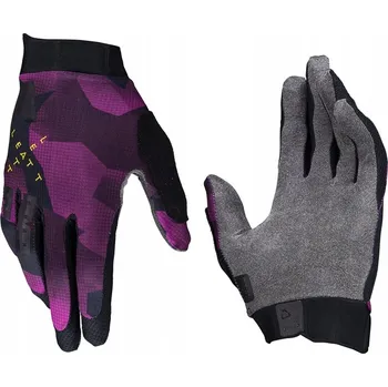 Cyklistické rukavice Rukavice Leatt MTB 1.0 GripR Fialové, vel XL
