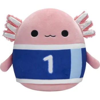 plyšák SQUISHMALLOWS Axolotl Archie ve fotbalovém dresu, 20 cm