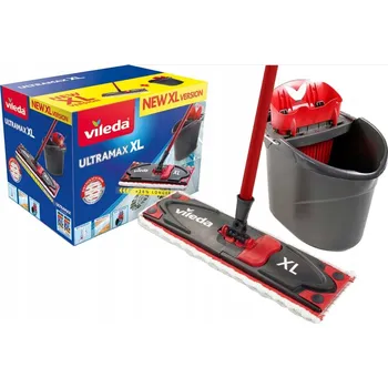 mop Vileda Ultramax BOX XL Plochý mop s ždímacím mechanismem, sada 42 cm, velká náhrada