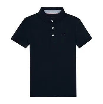 Pánské oblečení Tommy Hilfiger Polokošile KB0KB03975 D Tmavomodrá Regular Fit 8Y