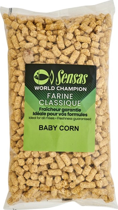 Kukuřičné pelety Sensas Baby Corn Získejte slevu -5% za registraci v e-shopu