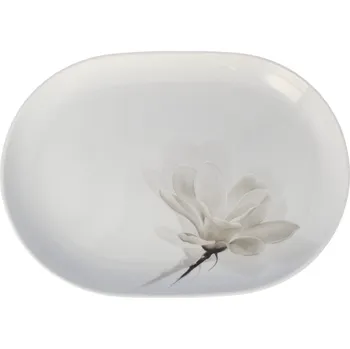 Talíř Oválný servírovací talíř Lubiana Magnolie 6474, 28 x 19,5 cm