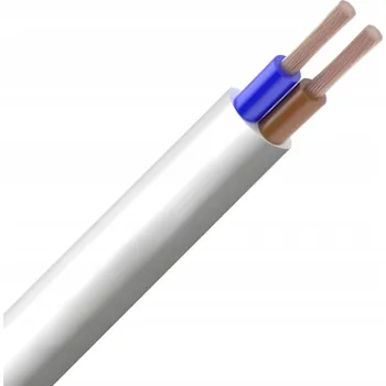 elektrický kabel KABEL OMY 300/300V 2x1mm BÍLÝ - PRODEJ PO METRECH