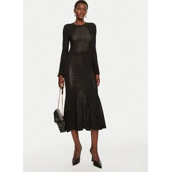 Dámské šaty TWINSET Úpletové šaty 242TP3050 Černá Regular Fit L