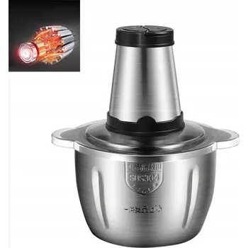 Kuchyňský mlýnek MLÝNEK NA MASO A ZELENINY 2L NEREZOVÁ OCEL MOTOR 250W 2 RYCHLOSTI