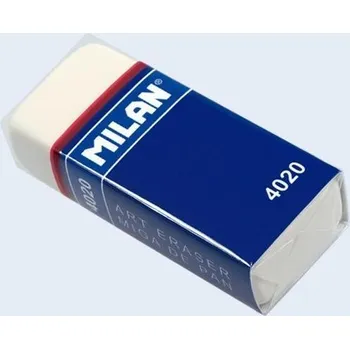 Pryž Guma na mazání Milan bílá 1 ks