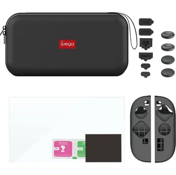 Herní konzole IPega Sada 9v1 pouzdro, sklo, krytky a nástavce na páčky pro Nintendo Switch 2