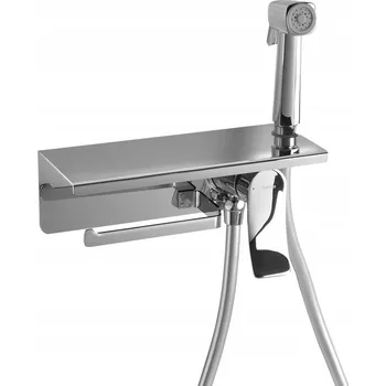 Bidetová baterie Sapho TJ stříbrná