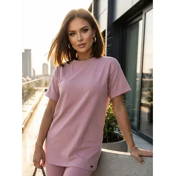 Dámské tričko Dámské prodloužené tričko VSB CASANDRA růžové, VELIKOST 2XL/3XL