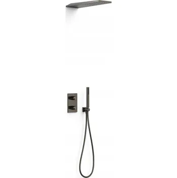 Sprchový set TRES Sprchový set THERM-BOX, metalická černá 21125005KM