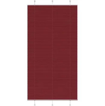 Roleta VidaXL Roleta plisé Bordó červená 110x200 cm Šířka látky