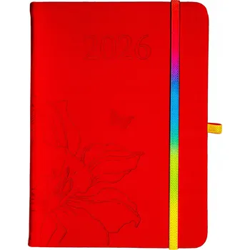 Kalendář Knižní kalendář 2026 B6 Elefant červený (červená)