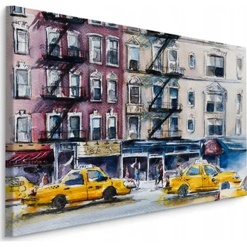 Obraz Nástěnný obraz ULICE New Yorku Malba 30x20