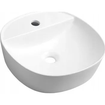 Umyvadlo Umyvadlo na desku kulaté Sapho Lugano 40,5 cm bílé
