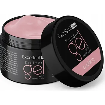 Přípravek na nehty Excellent PRO Builder Thixo pudding stavební gel na nehty 15g