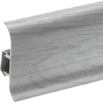 Podlahová lišta Soklová podlahová lišta SLK50 78 Vancouver 2m, spojka, šedá, Egibi - 1 rok na vrácení + DOPRAVA ZDARMA k Vám i zpět