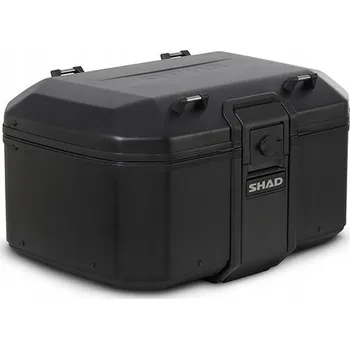 Zavazadlo na motocykl KUFR SHAD TERRA TR55 HLINÍKOVÝ CELÝ ČERNÝ