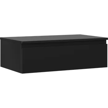 Koupelnový nábytek Mexen Orio koupelnová skříňka pod umyvadlo 80 cm s deskou, 1 zásuvka, černá matná - 91A10-08023-1-BFC71 Koupelnové skříňky